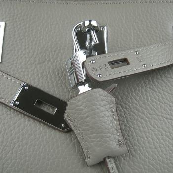 Hermes Jypsiere H6508 Ladies Cow Leather Grey