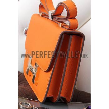 Hermes Constance Orange With Gold Hardware 608111