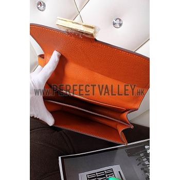 Hermes Constance Orange With Gold Hardware 608111