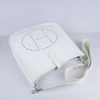 Hermes Evelyne 6309 Ladies Cross Body Bag White