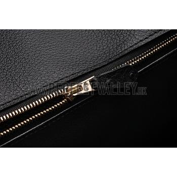 Hermes Birkin 35 Black Ostrich Leather 607482 Replica