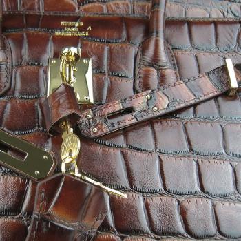 Hermes Birkin 6089 Ladies Handbag Crocodile HM01873