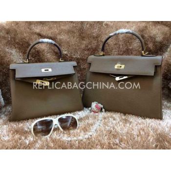 Replica Hermes Kelly Handbag Calfskin