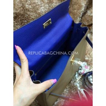 Replica Hermes Kelly Handbag Calfskin