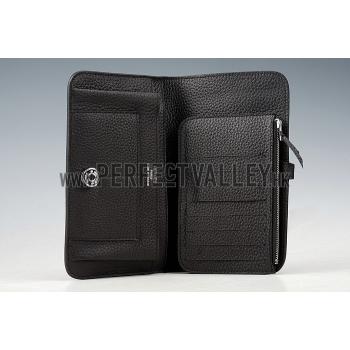 Hermes Dogon Wallet Black  18926630