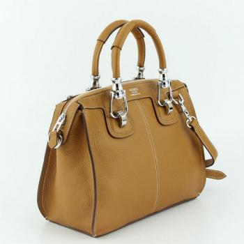 Replica Hermes  bags 9048 Ladies Cow Leather Yellow