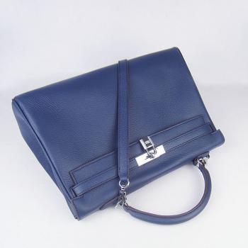 Cheap Hermes Kelly 6308 Ladies Blue Handbag