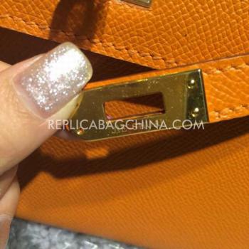 Cheap Hermes Kelly 2way Orange