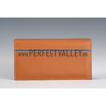 Cheap Hermes Fleming Long Wallet Brown 18926959