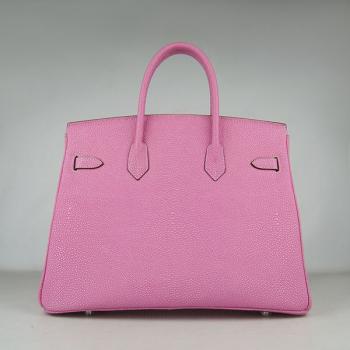 Hermes Birkin 6089 Ladies Handbag Pink Replica