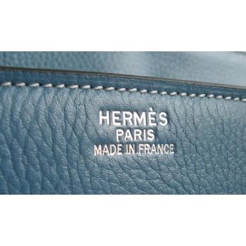 Hermes Birkin 61642 Ladies Handbag Blue