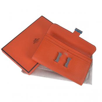 Hermes Wallet H6023 Ladies Cow Leather