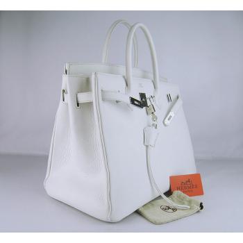 Cheap Hermes Birkin 6099 Ladies Cow Leather White Bag