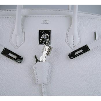 Cheap Hermes Birkin 6099 Ladies Cow Leather White Bag