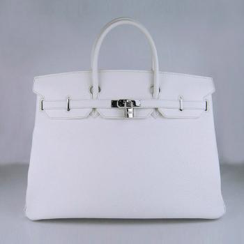 Cheap Hermes Birkin 6099 Ladies Cow Leather White Bag