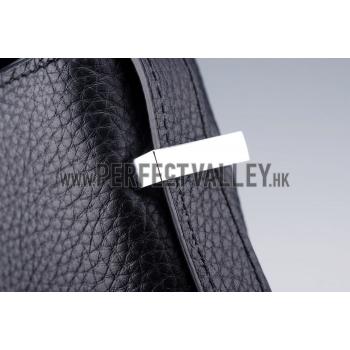 Cheap Hermes Constance Black with Silver Buckle