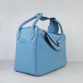 Hermes Lindy 6208 Ladies Cross Body Bag Blue