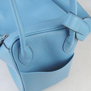 Hermes Lindy 6208 Ladies Cross Body Bag Blue