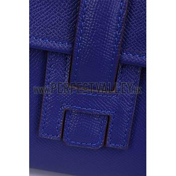 Replica Hermes Jige Elan 29 Blue Electric Clutch 608009