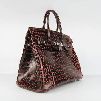 Hermes Birkin 6089 Ladies Handbag Black Replica