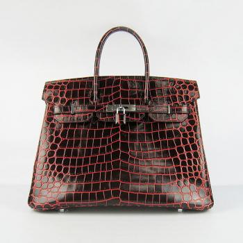 Hermes Birkin 6089 Ladies Handbag Black Replica