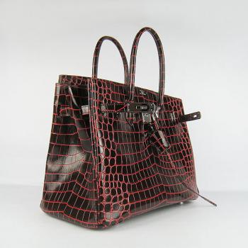 Hermes Birkin 6089 Ladies Handbag Black Replica