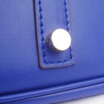 Hermes Original leather 6089 Handbag Lambskin Blue