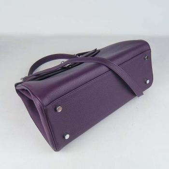 Hermes Kelly 6108 Ladies Lambskin Purple Handbag