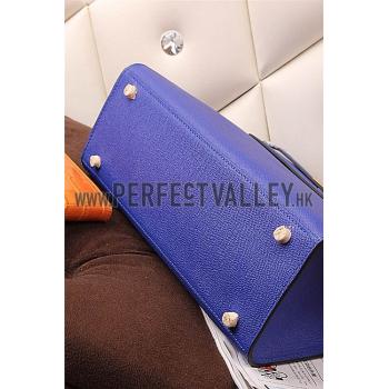 Hermes Kelly 32 Blue Electric 608179