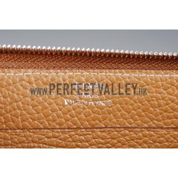 Hermes Azap Long Wallet Tan