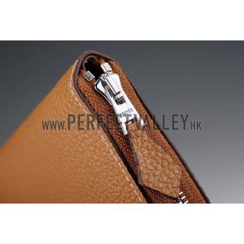 Hermes Azap Long Wallet Tan