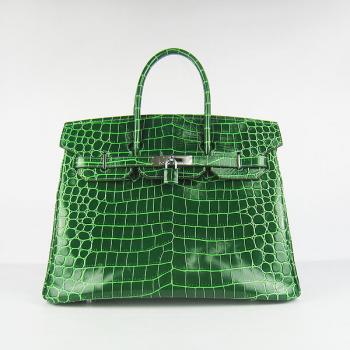 Replica Hermes Birkin 6089 Handbag Crocodile