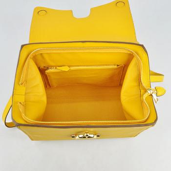 Cheap Hermes Stirrup bag 8065 Cow Leather Yellow