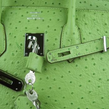 Hermes Birkin 6089 Ladies Handbag Green Replica