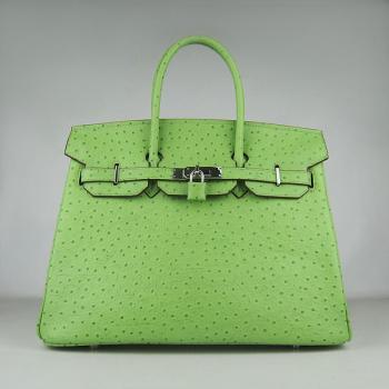 Hermes Birkin 6089 Ladies Handbag Green Replica