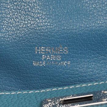 Hermes Toolbox H8688 Ladies 2way Blue Handbag Replica