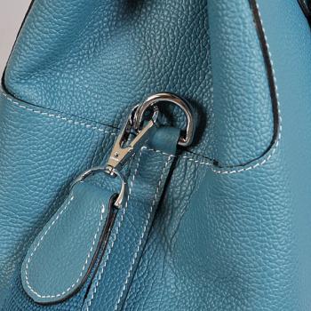 Hermes Toolbox H8688 Ladies 2way Blue Handbag Replica