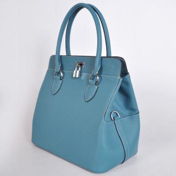 Hermes Toolbox H8688 Ladies 2way Blue Handbag Replica