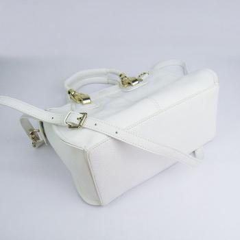 Replica Hermes  bags 60669 2way Cow Leather White