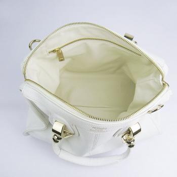 Replica Hermes  bags 60669 2way Cow Leather White