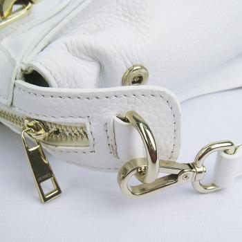 Replica Hermes  bags 60669 2way Cow Leather White