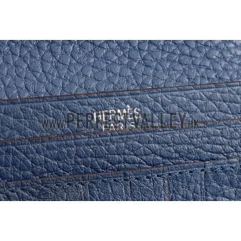 Replica Hermes Bearn Card Case Blue 18926951