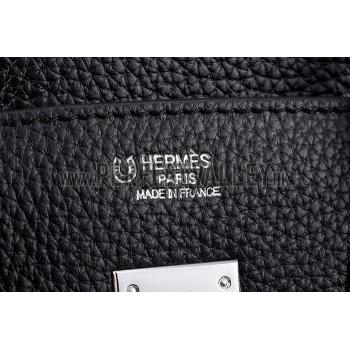 Hermes Birkin 30 Black/Pink Lining 607477