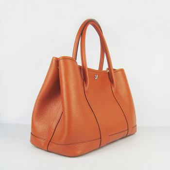 Hermes Garden Party H2808 Ladies Lambskin Orange Replica