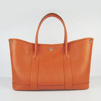 Hermes Garden Party H2808 Ladies Lambskin Orange Replica