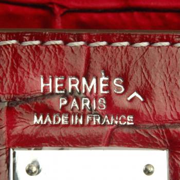 Hermes Kelly HK32 2way Crocodile Handbag