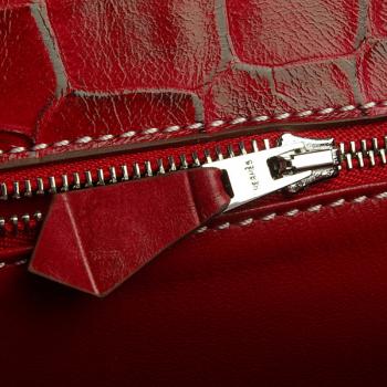 Hermes Kelly HK32 2way Crocodile Handbag