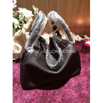 Hermes Lindy Leather Black Bag