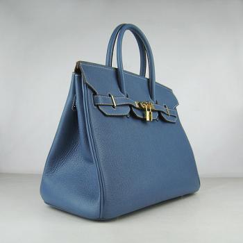 Hermes Birkin 6089 Handbag Blue