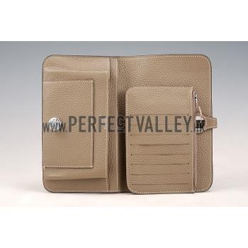 Hermes Dogon Wallet Taupe  18926636 Replica